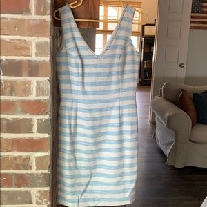 Tweed blue and white Lilly Pulitzer dress